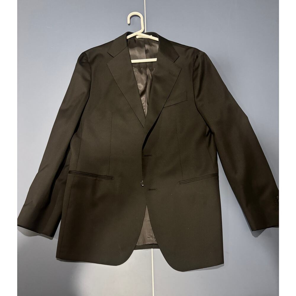 SuitSupply Black Havana Blazer - Perennial Wool